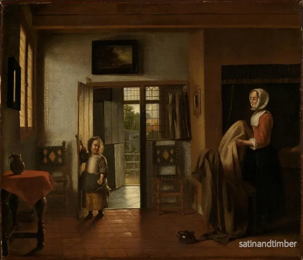 Reproduktion av målningen i sovrummet - Pieter de Hooch - Bild 2