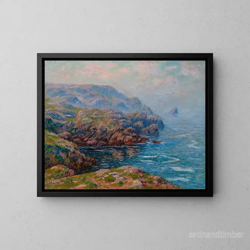 Reproduktion av målningen La Terre de Cleden - Henry Moret