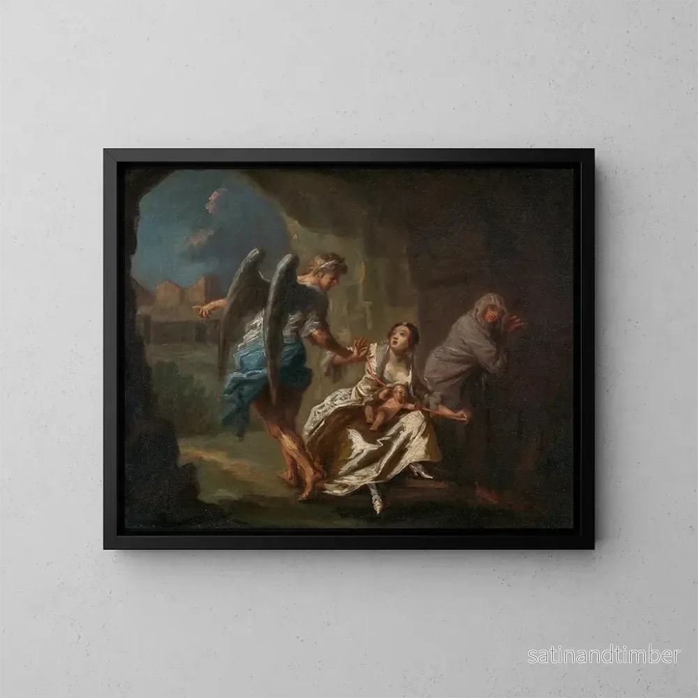 Reproduktion av målningen L'Ange de la Miséricorde - Joseph Highmore