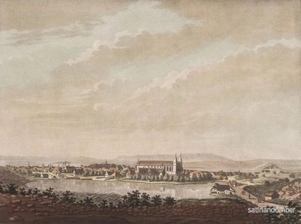 Reproduktion av målningen av staden Stavanger i Norge - Georg Haas - Bild 2