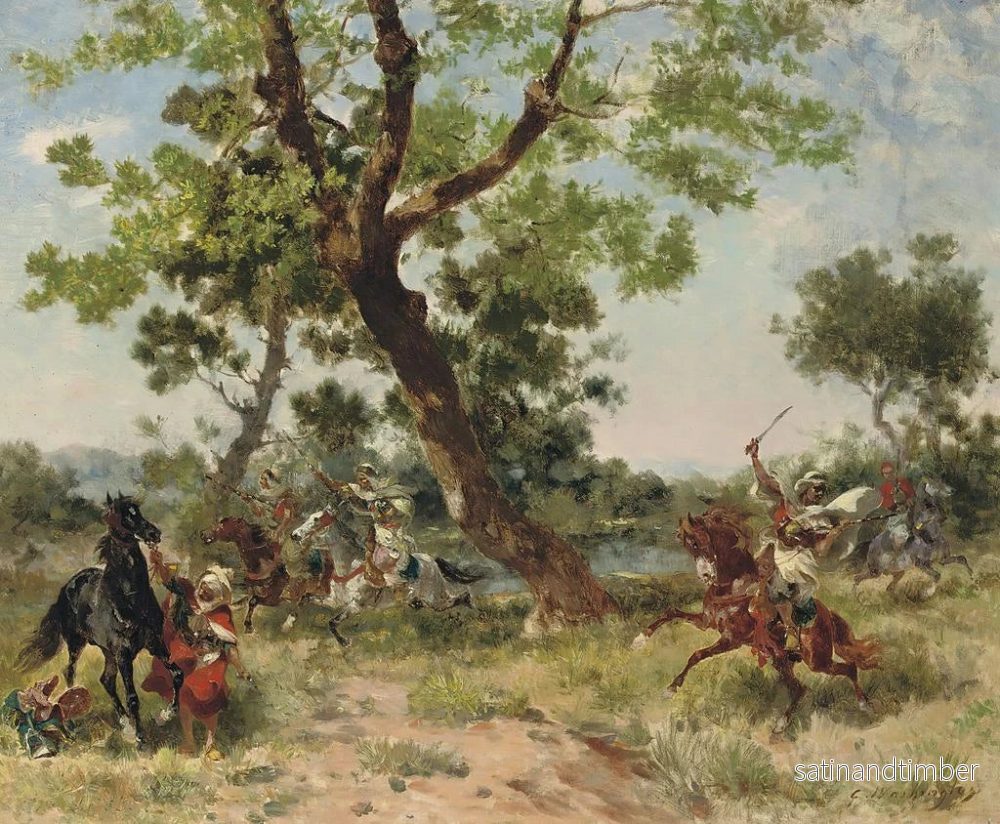 Reproduktion av målningen En bande av plundrare - Georges Washington - Bild 2