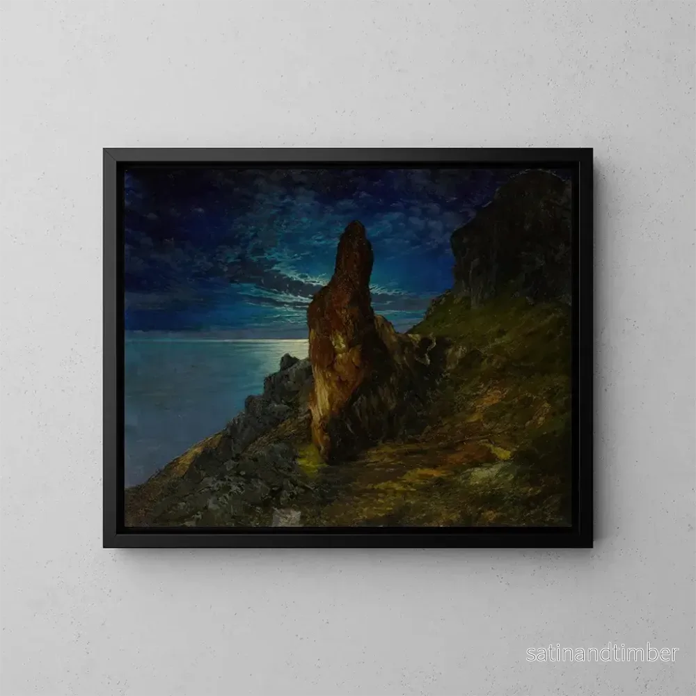 Reproduktion av målningen Le Pizzolungo på Capri-ön - Paul von Spaun