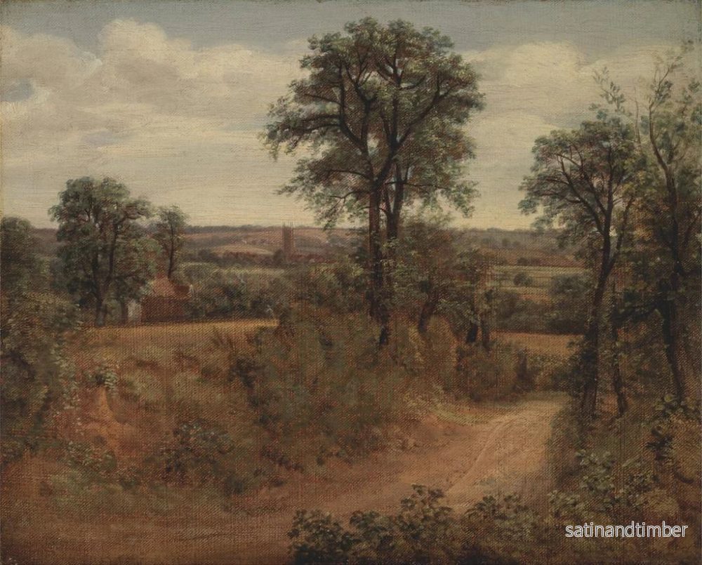 Reproduktion av målningen Allé nära Dedham - John Constable - Bild 2