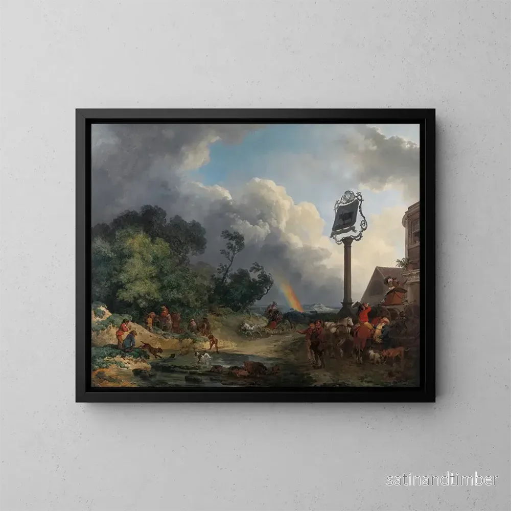 Reproduktion av målningen L'Arc-en-ciel - Philip James de Loutherbourg