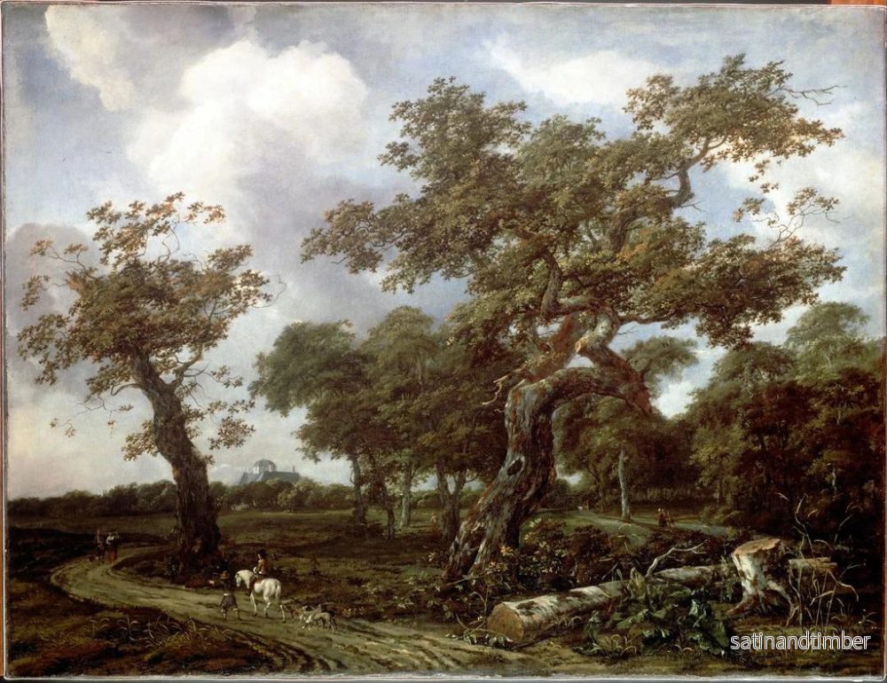 Reproduktion av målningen Ett trä nära Den Haag med utsikt över Huis ten Bosch - Jan van Kessel den äldre - Bild 2