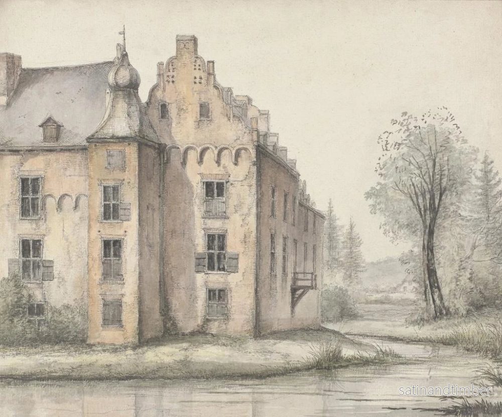 Reproduktion av målningen Vue du château de Doorwerth - George Pieter Westenberg - Bild 2