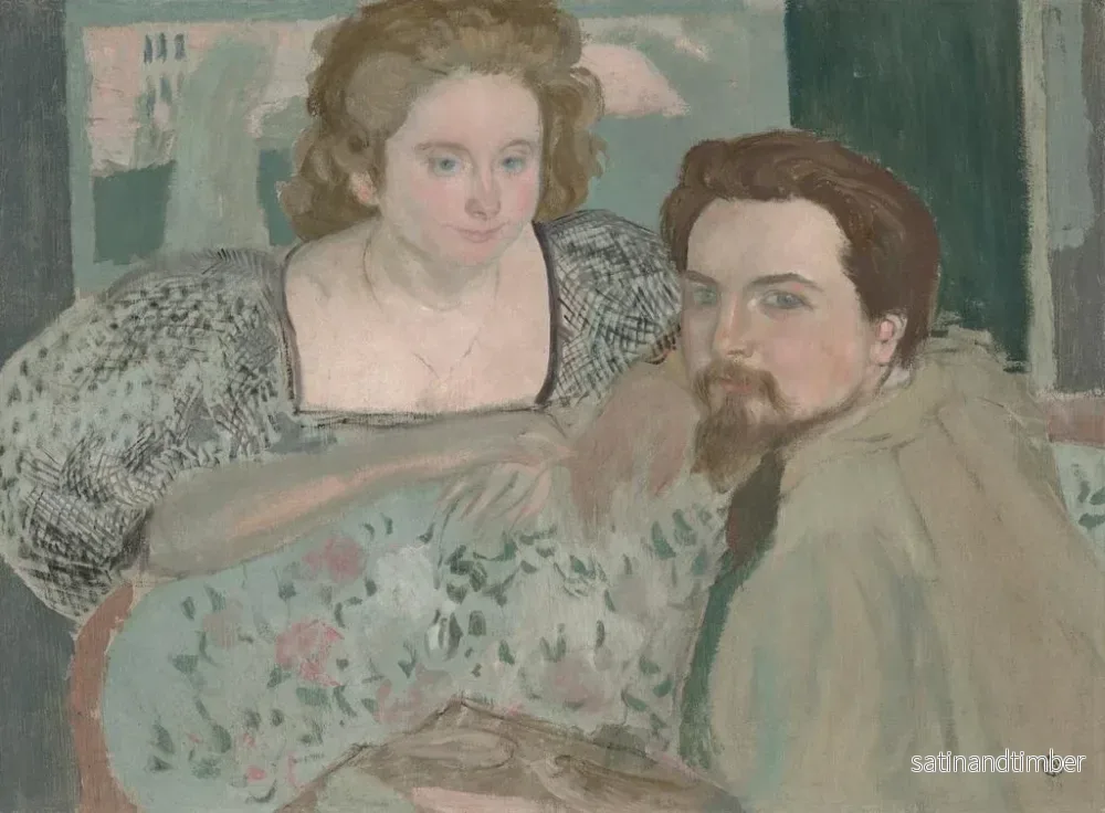 Reproduktion av målningen Portrait de Marthe et Maurice - Maurice Denis - Bild 2