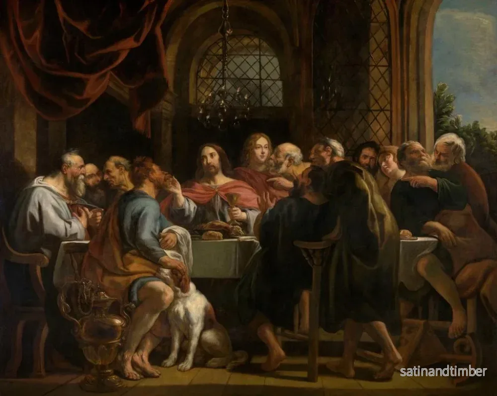 Reproduktion av målningen Le Dernier Souper - Jacob Jordaens - Bild 2