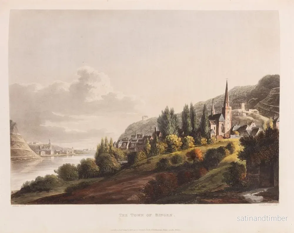 Reproduktion av målningen La ville de Beingen - Johann Isaak von Gerning - Bild 2