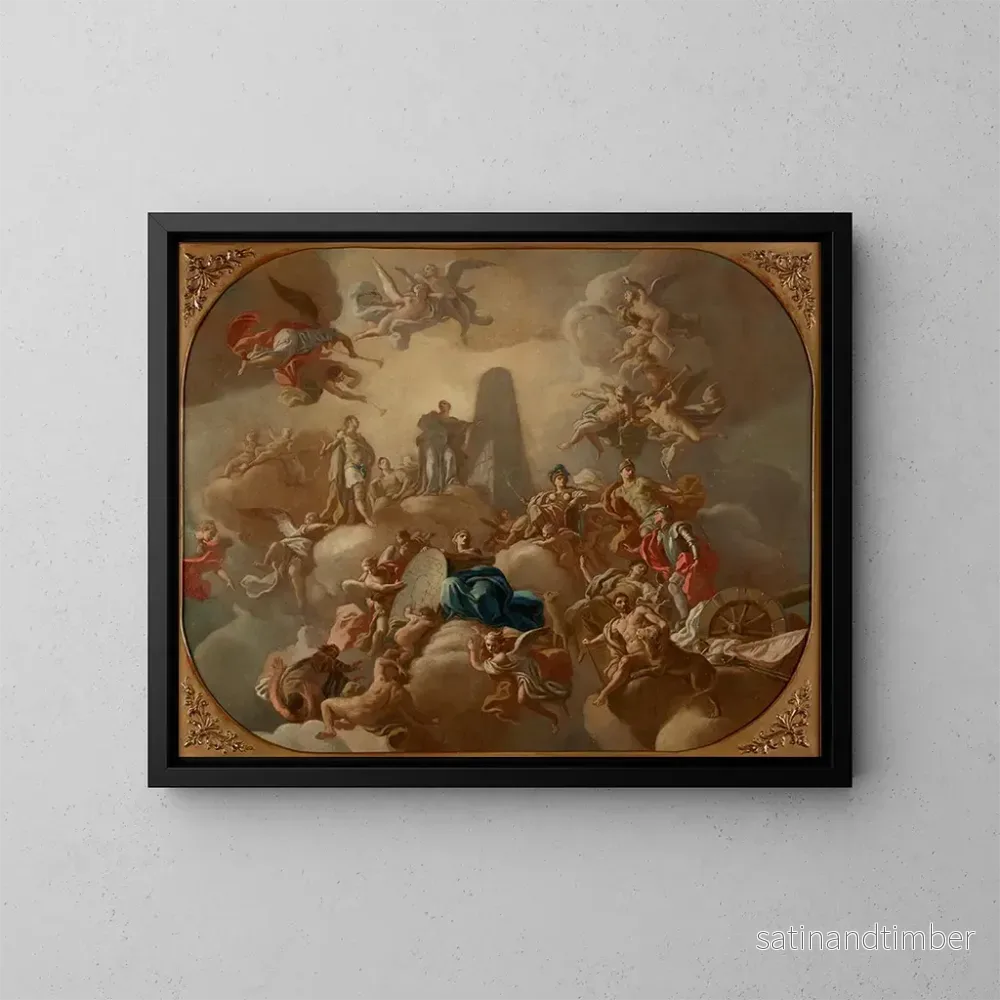 Reproduktion av målningen Gloire à un prince - Francesco de Mura