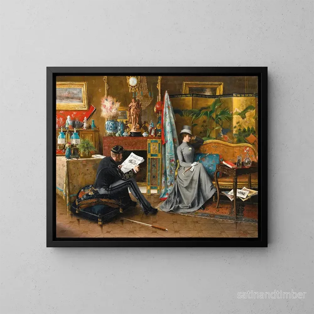 Reproduktion av målningen Madame Boude - Georges de Saint-Cyr