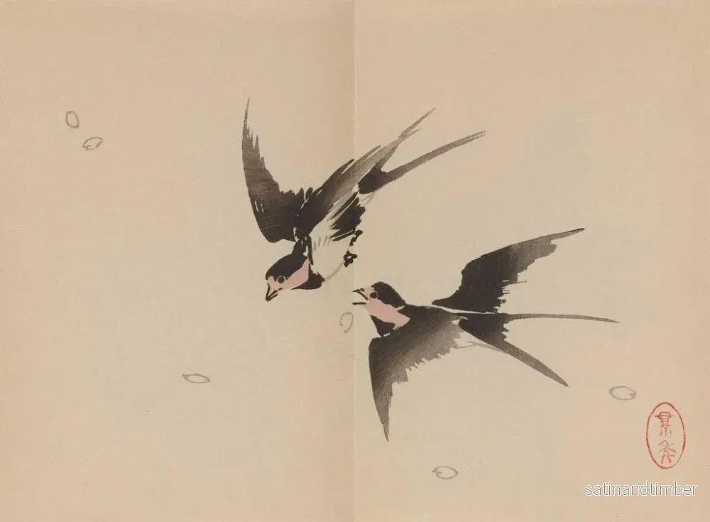 Reproduktion av målningen Keinen shugajō Pl58 - Imao Keinen - Bild 2