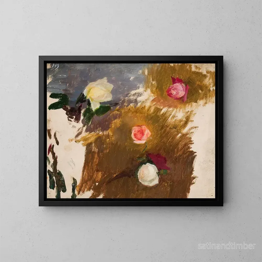 Reproduktion av målningen Blommor från Yalta - Jan Cybis