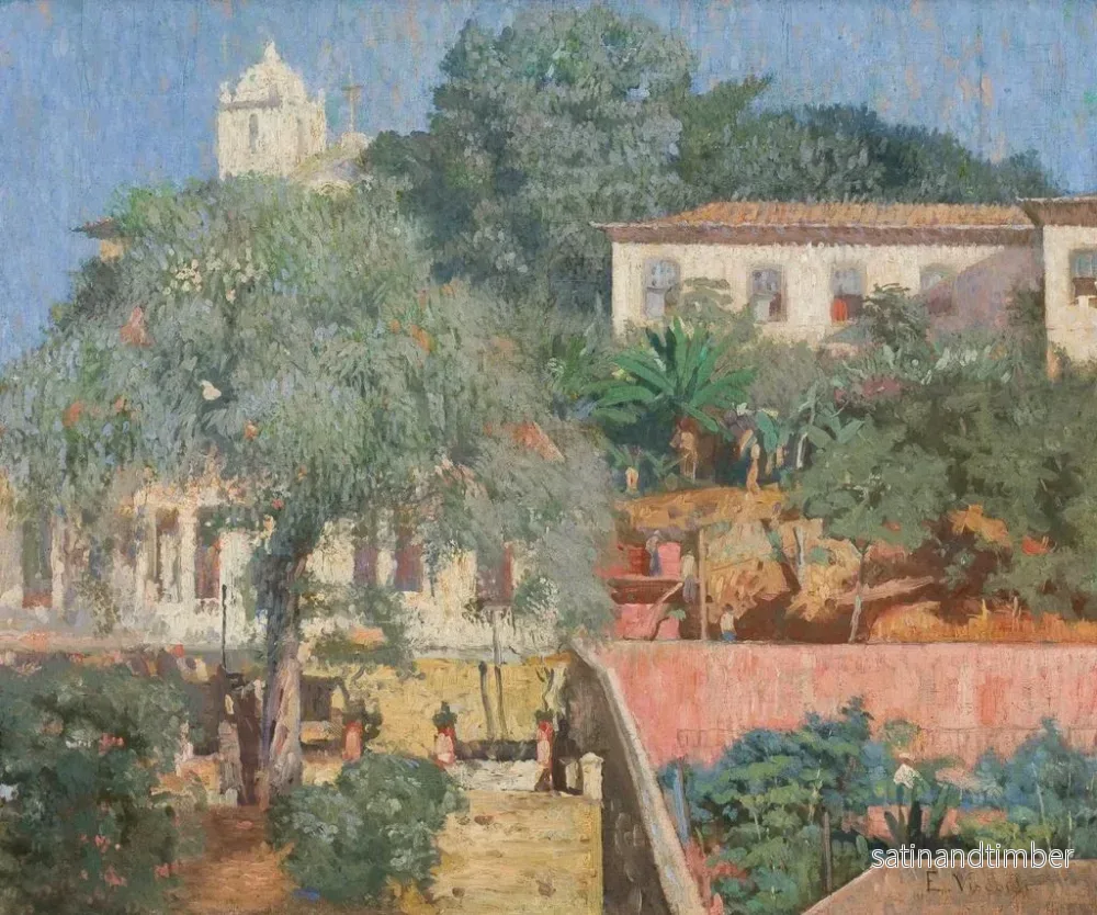 Reproduktion av målningen Landskap av Santa Teresa - Eliseu Visconti - Bild 2