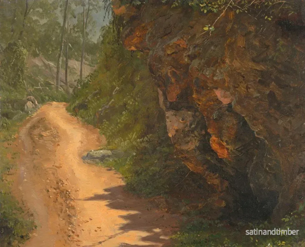 Reproduktion av målningen Sentier boisé en Jamaïque - Frederic Edwin Church - Bild 2