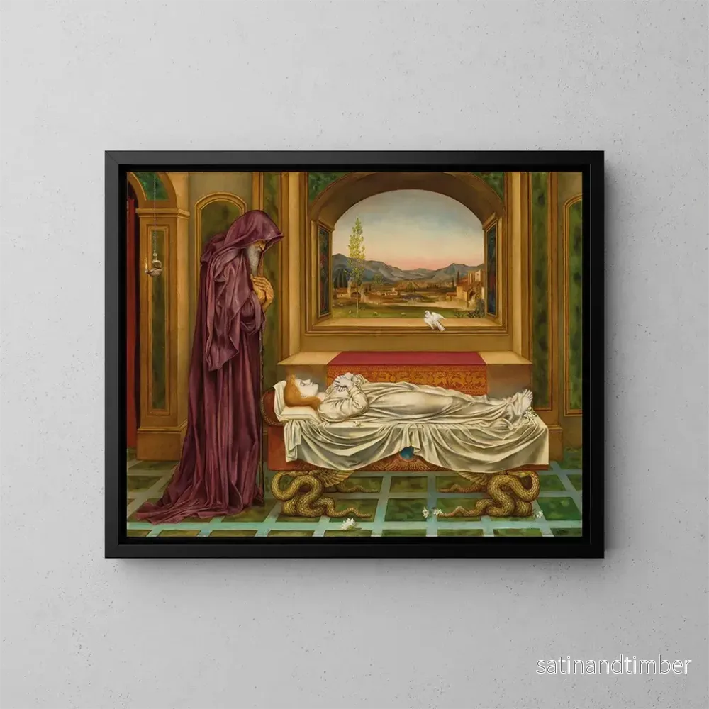 Reproduktion av målningen Le Juif errant que les dieux aiment meurt jeune – Evelyn De Morgan Reproduktion av målningen Le Juif errant que les dieux aiment meurt jeune – Evelyn De Morgan
