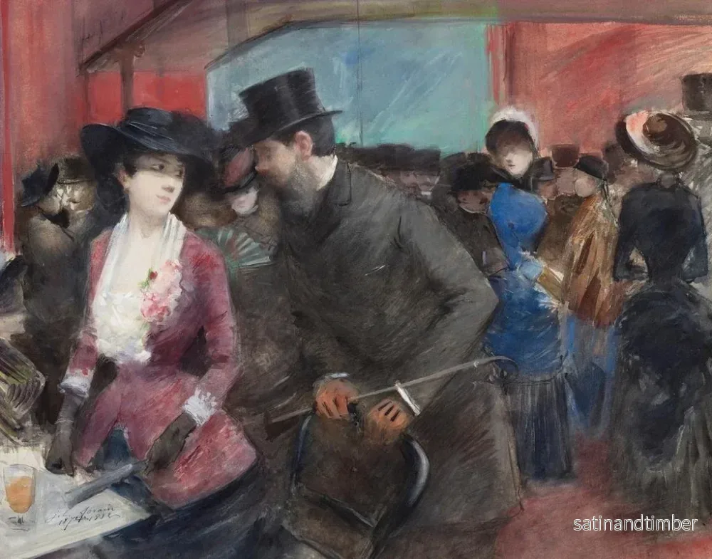 Reproduktion av målningen Folies Bergère - Jean-Louis Forain - Bild 2