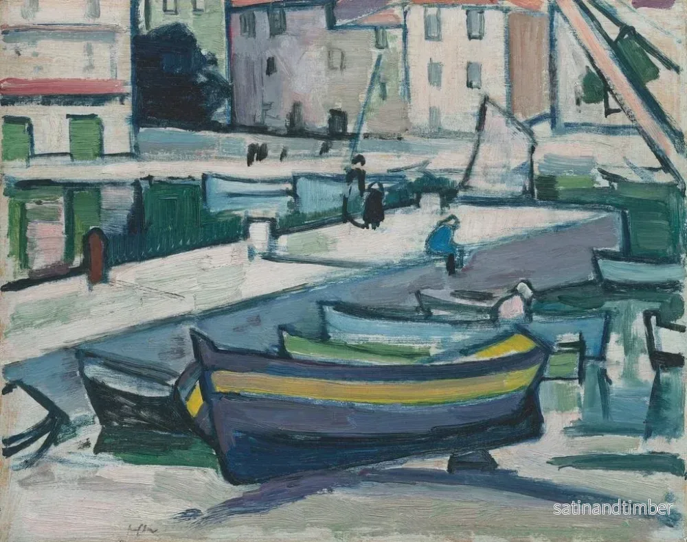 Reproduktion av målningen Le port de Cassis - Samuel John Peploe - Bild 2