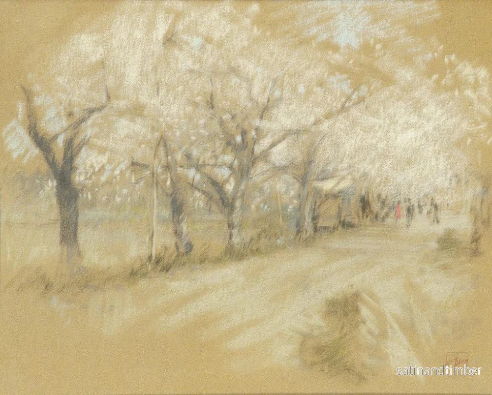 Reproduktion av målningen Landskapsvår - Robert Frederick Blum - Bild 2