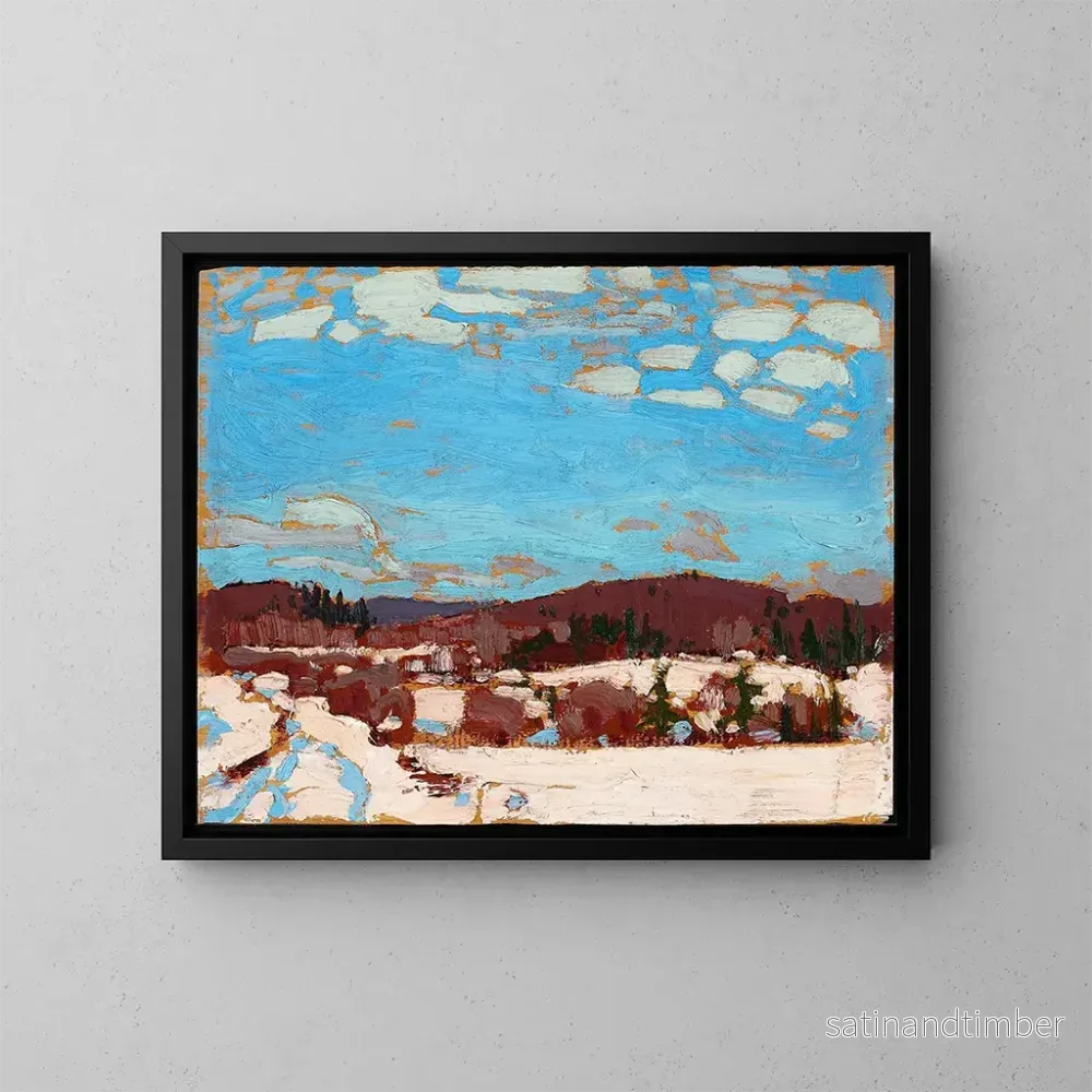 Reproduktion av målningen Vår tidiga - Tom Thomson