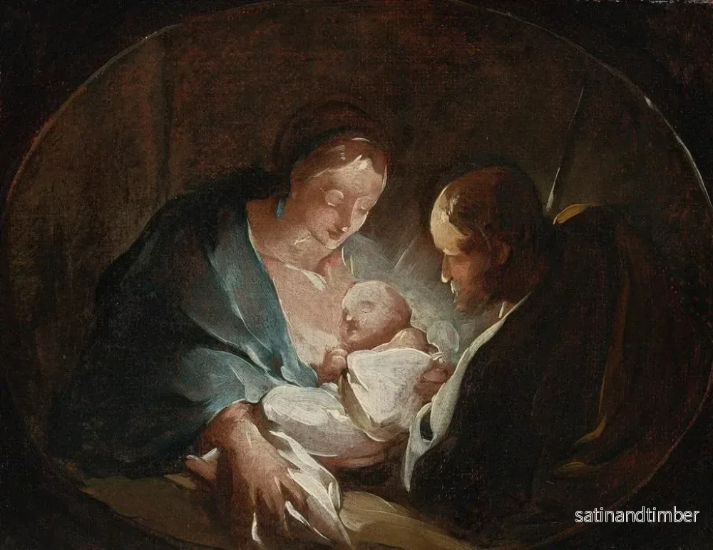 Reproduktion av målningen La Sainte Famille - Paul Troger - Bild 2