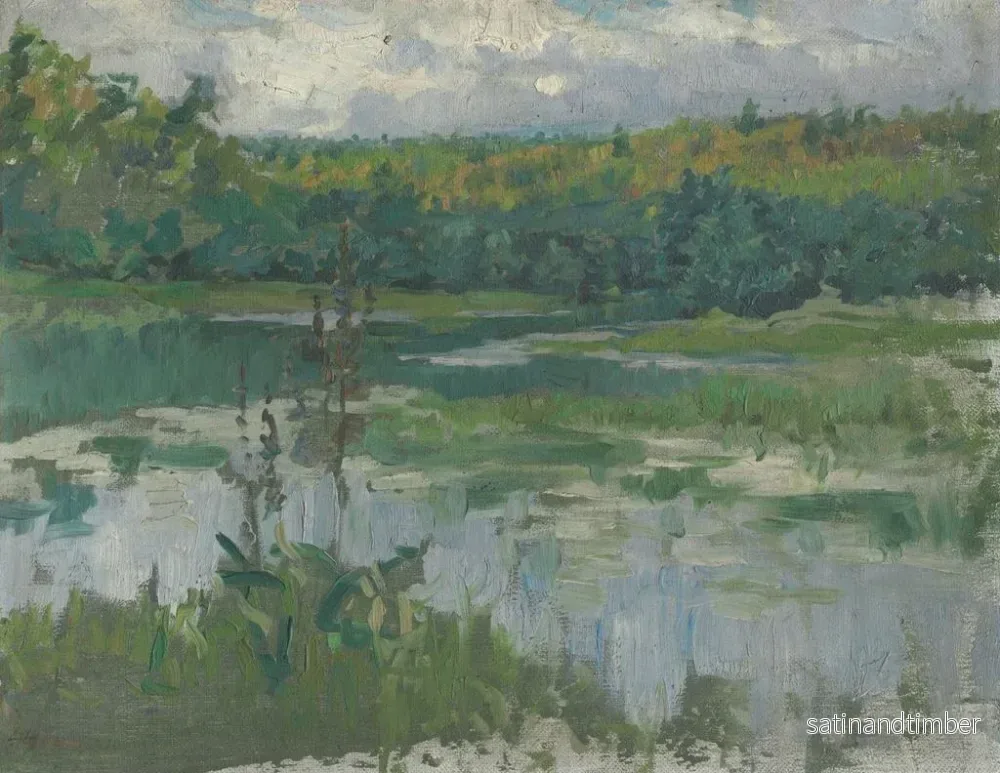 Reproduktion av målningen Ruisseau - Maria Yakunchikova - Bild 2