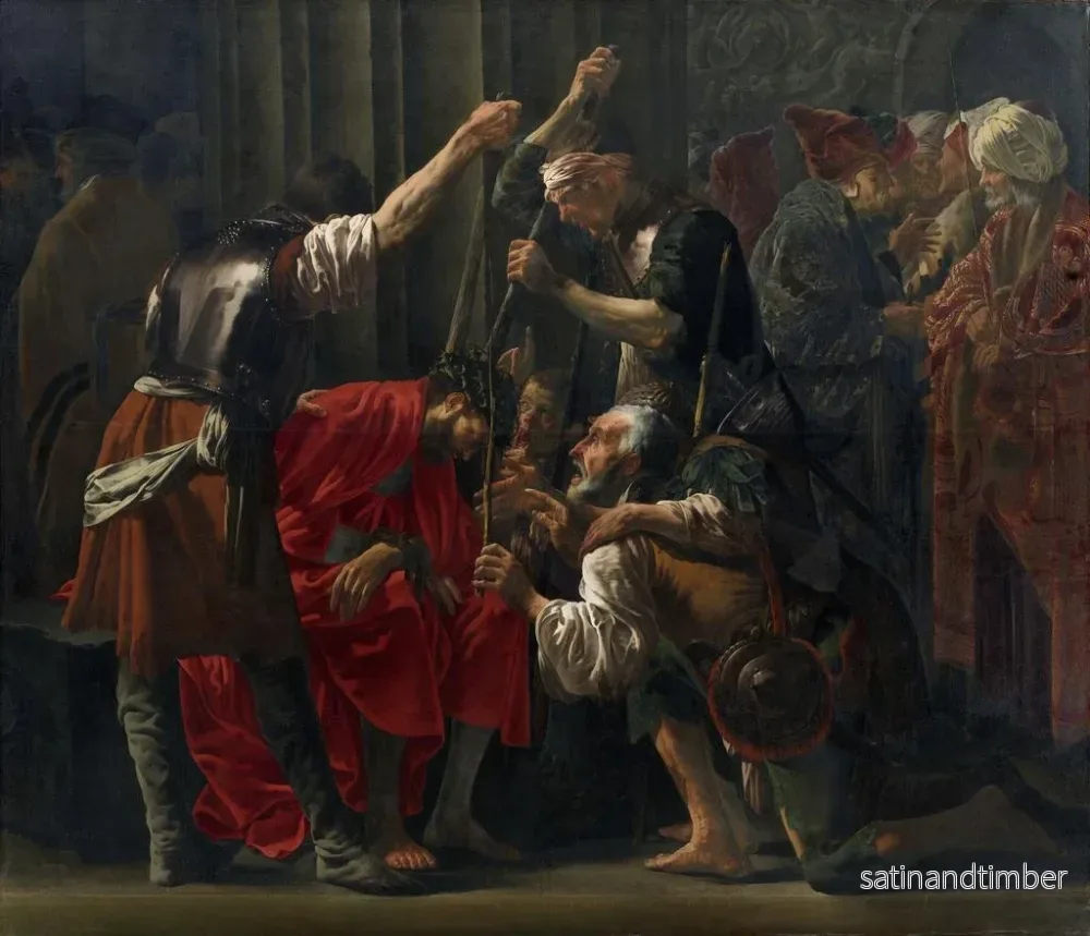 Reproduktion av målningen av Kristus med törnekrona - Hendrick Ter Brugghen - Bild 2