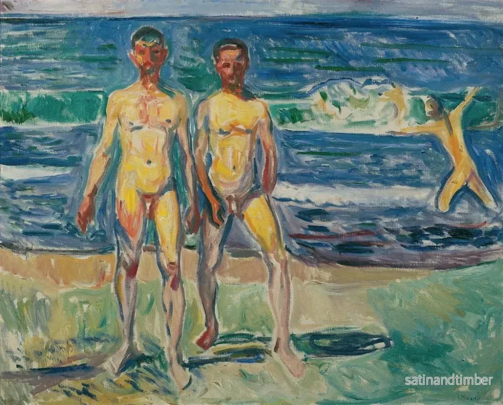 Reproduktion av målningen Män vid havet - Edvard Munch - Bild 2