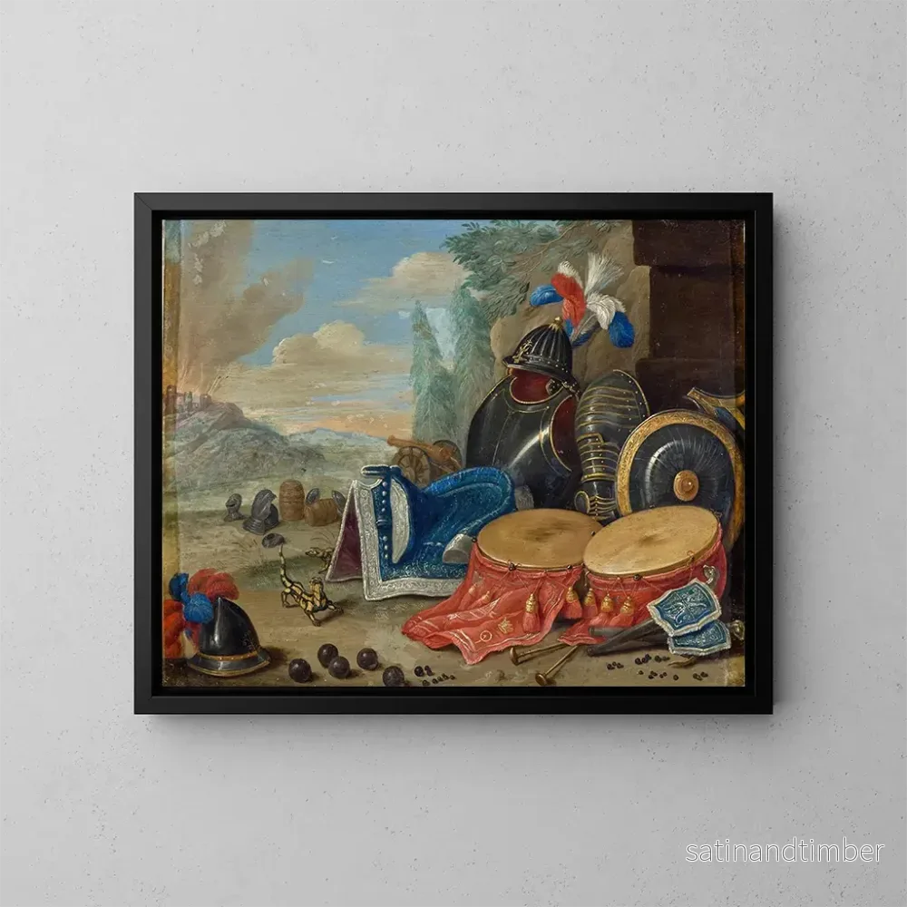 Reproduktion av målningen Emblems of War - Jan van Kessel den äldre