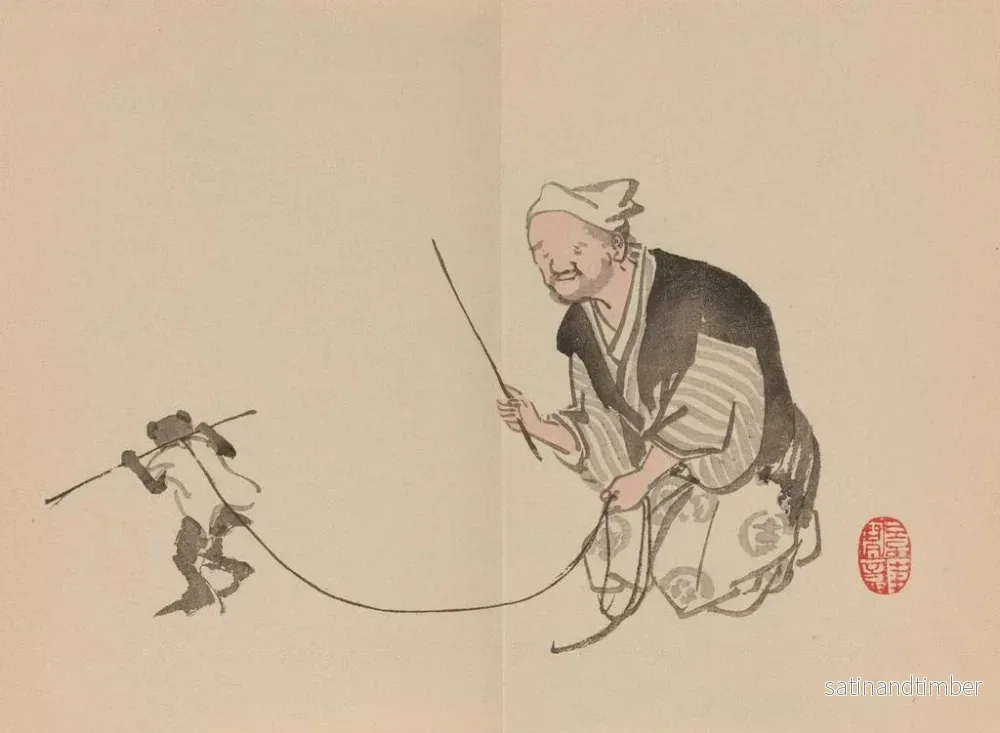 Reproduktion av målningen Keinen shugajō Pl. 81 - Imao Keinen - Bild 2