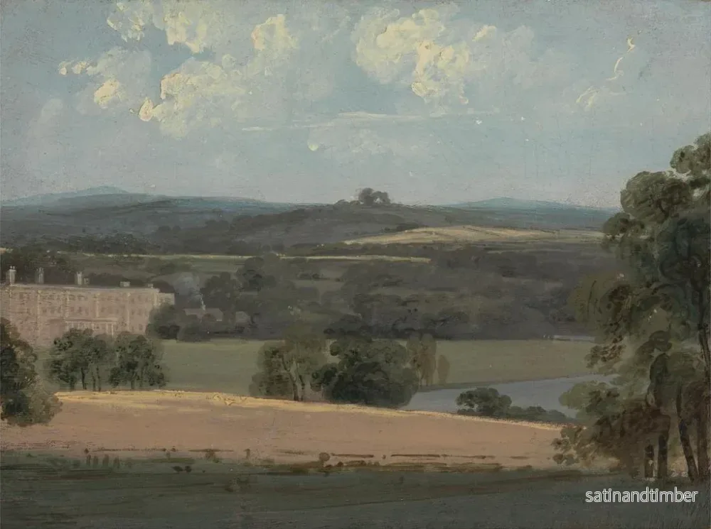 Reproduktion av målningen Trentham Park - John Constable - Bild 2