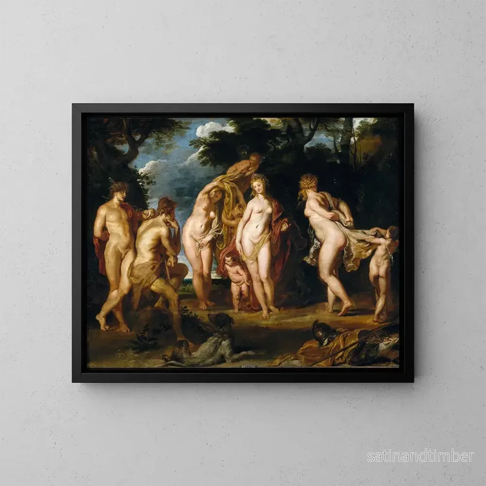 Reproduktion av målningen Le Jugement de Paris - Peter Paul Rubens