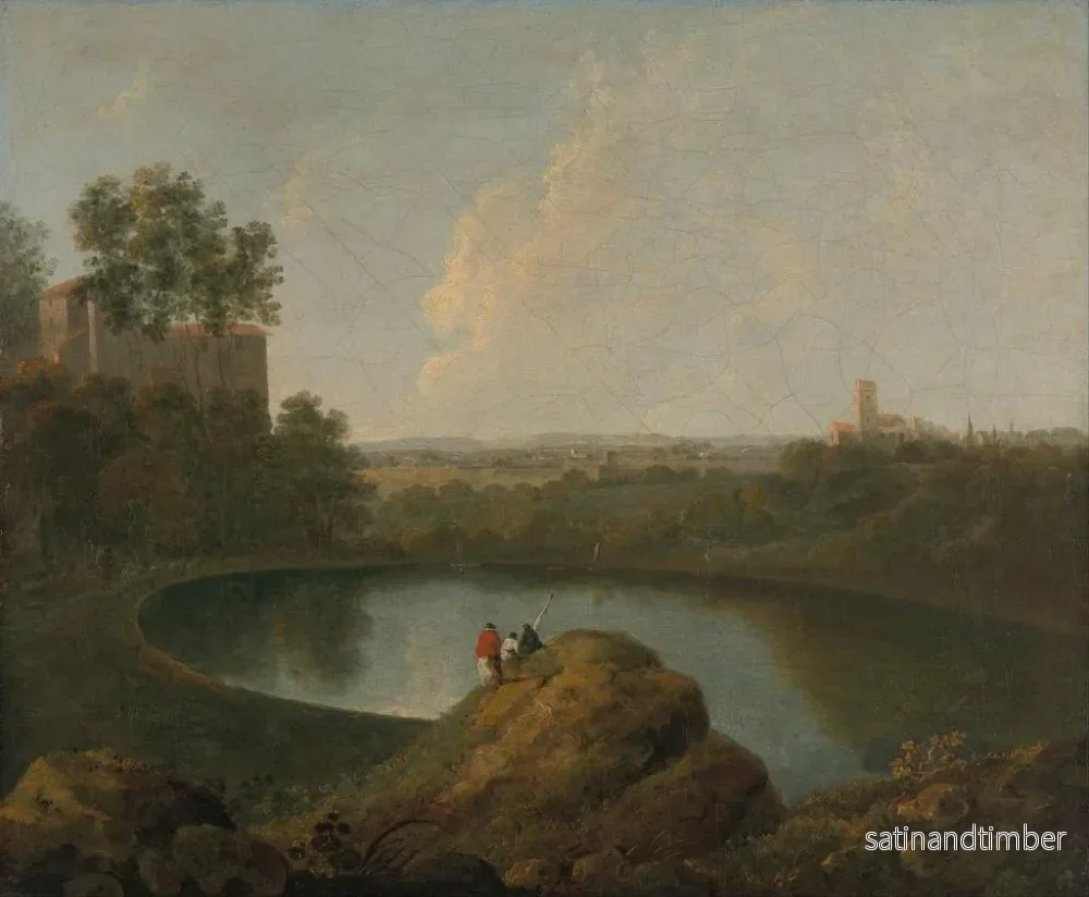 Reproduktion av målningen Le Tête du lac Nemi - Richard Wilson - Bild 2