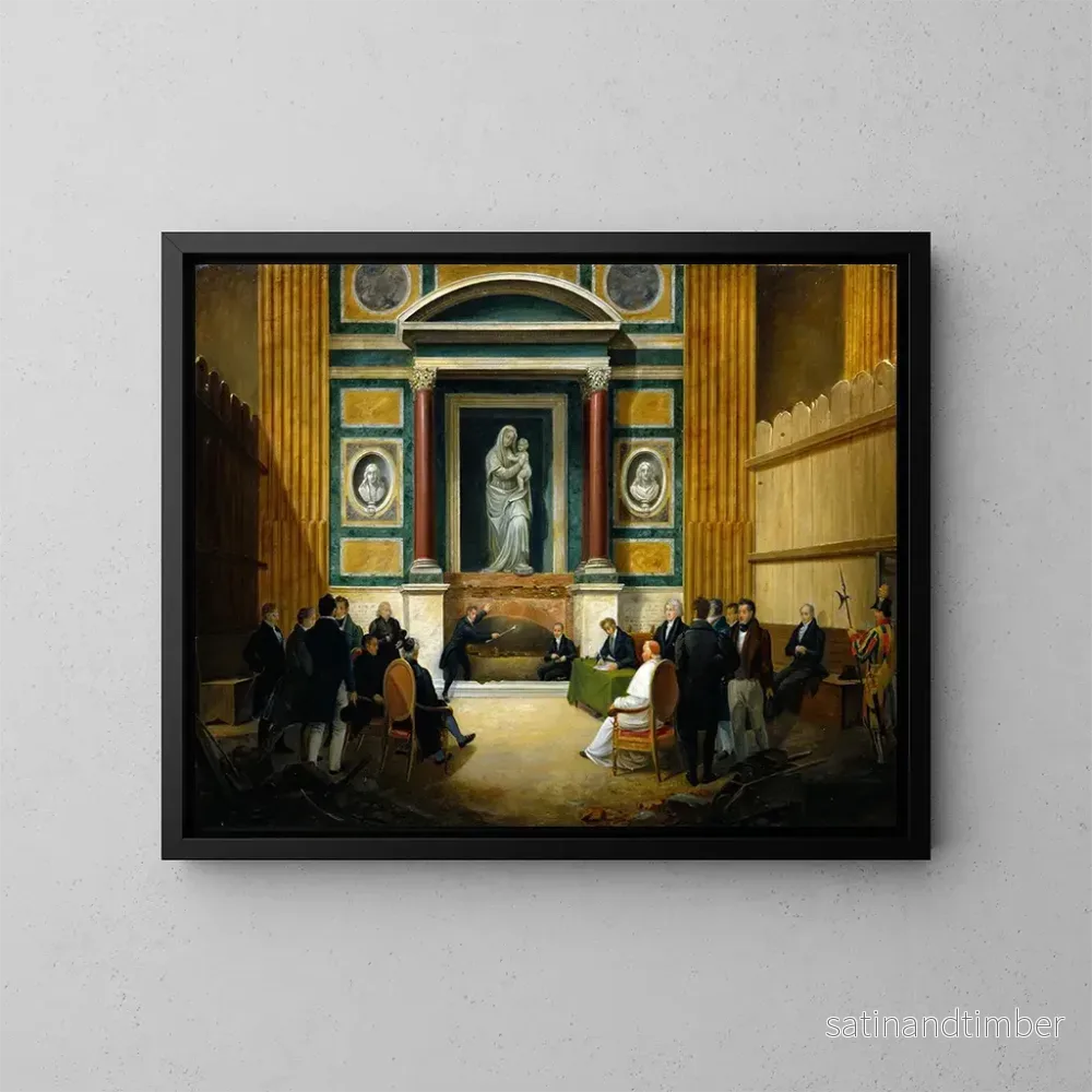 Reproduktion av målningen av Raphaël vid Panthéon 1833 - Francesco Diofebi
