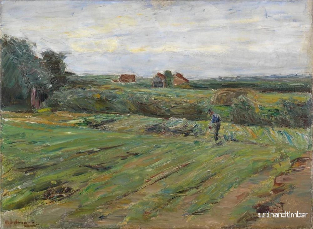 Reproduktion av målningen Skördefält - Max Liebermann - Bild 2