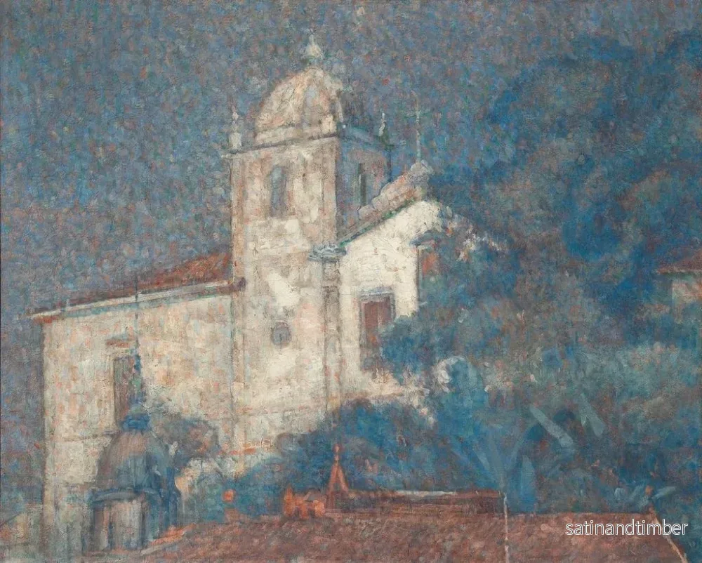 Reproduktion av målningen av Santa Teresa-kyrkan - Eliseu Visconti - Bild 2