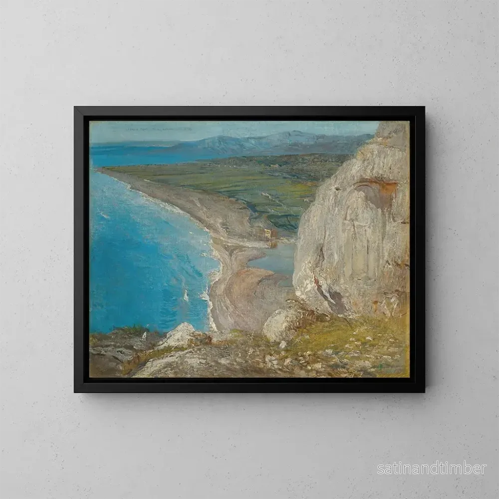 Reproduktion av målningen La côte du Liban - Giulio Aristide Sartorio