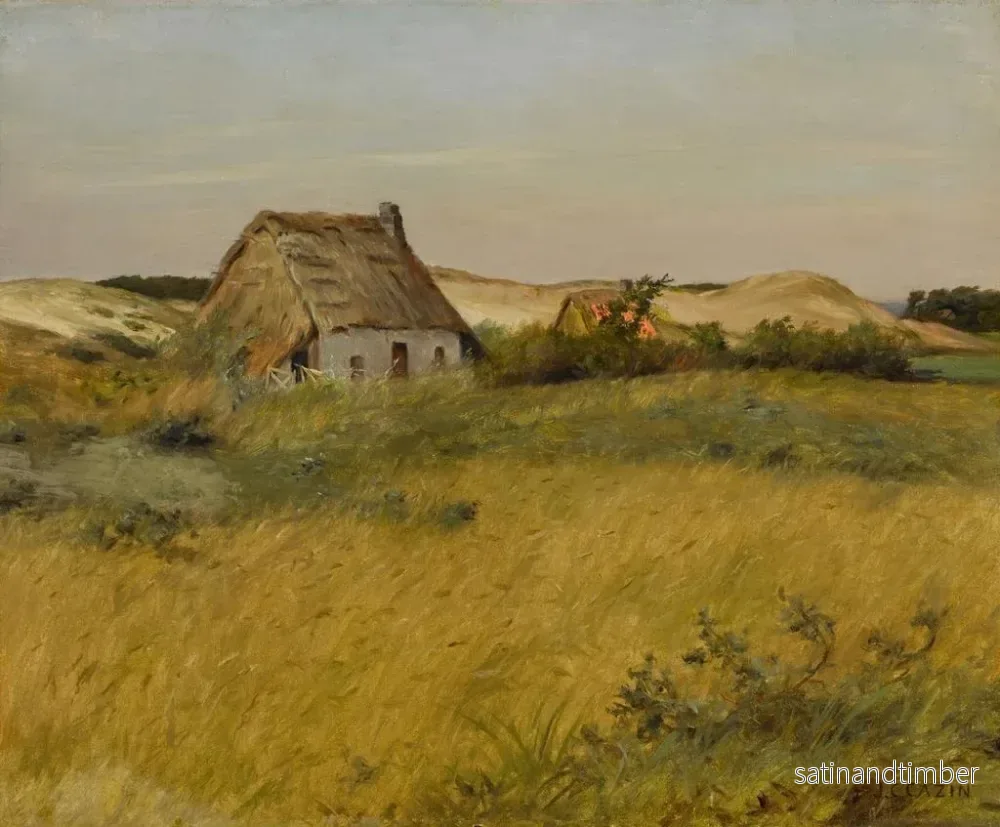 Reproduktion av målningen Les Derniers Rayons - Jean-Charles Cazin - Bild 2