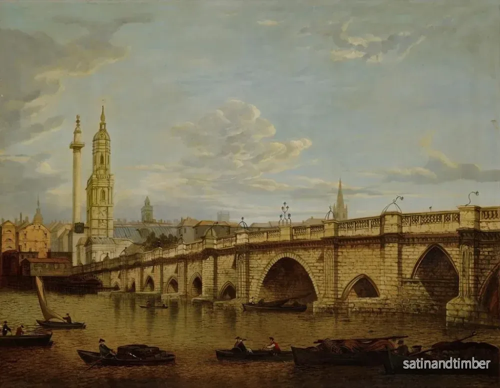 Reproduktion av målningen Vy över Blackfriars-bron - John Paul - Bild 2