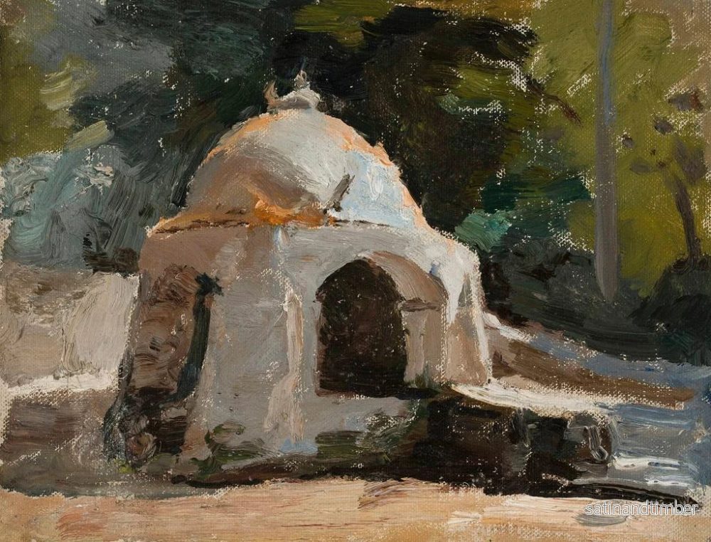 Reproduktion av målningen Fontaine de Corfou, du voyage en Grèce - Jan Cybis - Bild 2