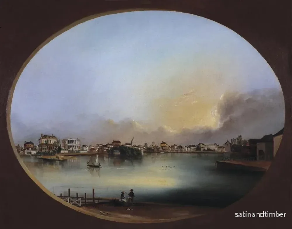 Reproduktion av målningen Vue de Charleston depuis l'ouest - Henry Joseph Jackson - Bild 2