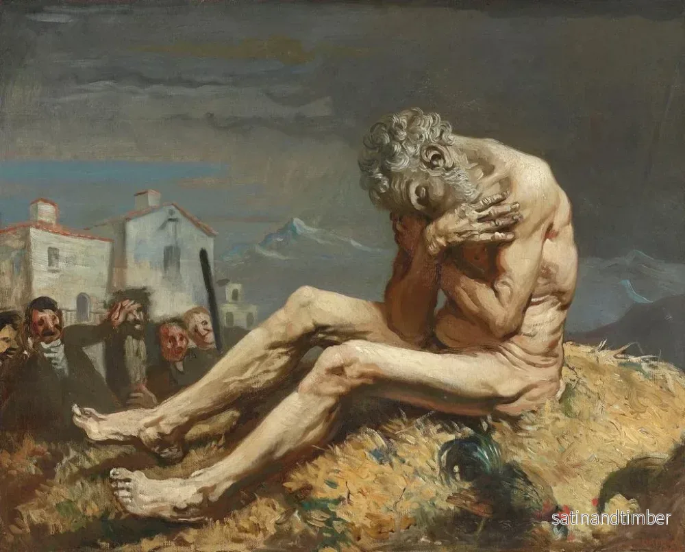 Reproduktion av målningen Job - William Orpen - Bild 2