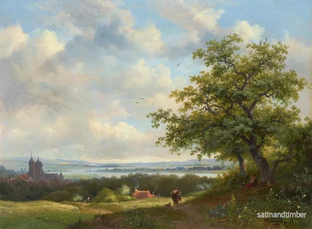 Reproduktion av målningen juni - Fredrik Marinus Kruseman - Bild 2