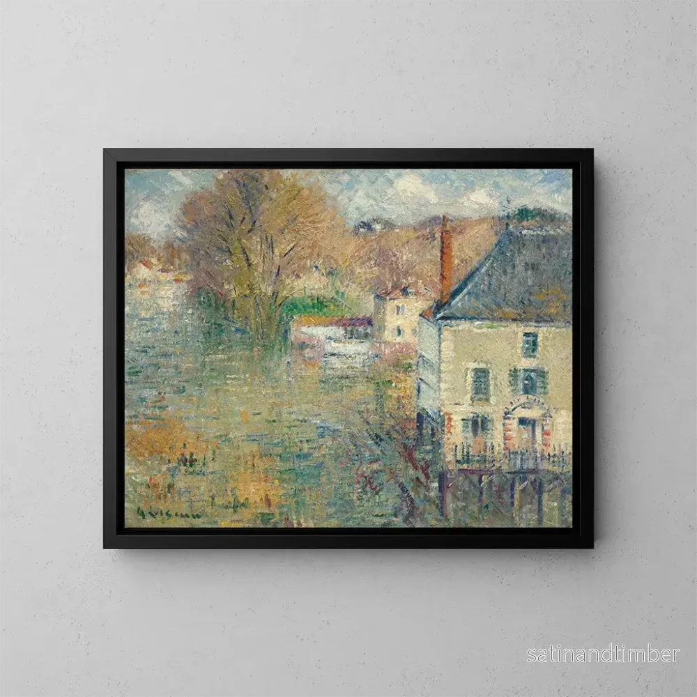 Reproduktion av målningen Översvämning i Giverny - Gustave Loiseau