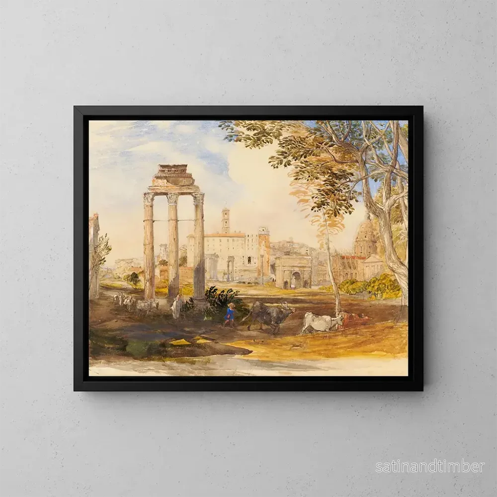 Reproduktion av målningen Le Forum romain - Samuel Palmer
