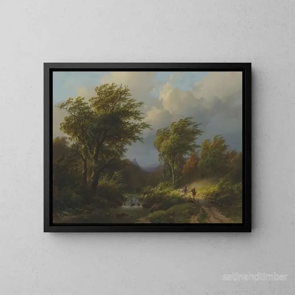 Reproduktion av målningen En sommarbris - Johann Bernhard Klombeck