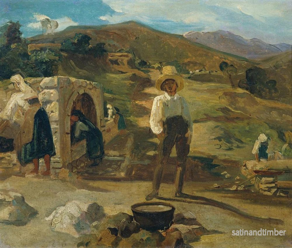 Reproduktion av målningen Landskap italienskt - Carl Rahl - Bild 2