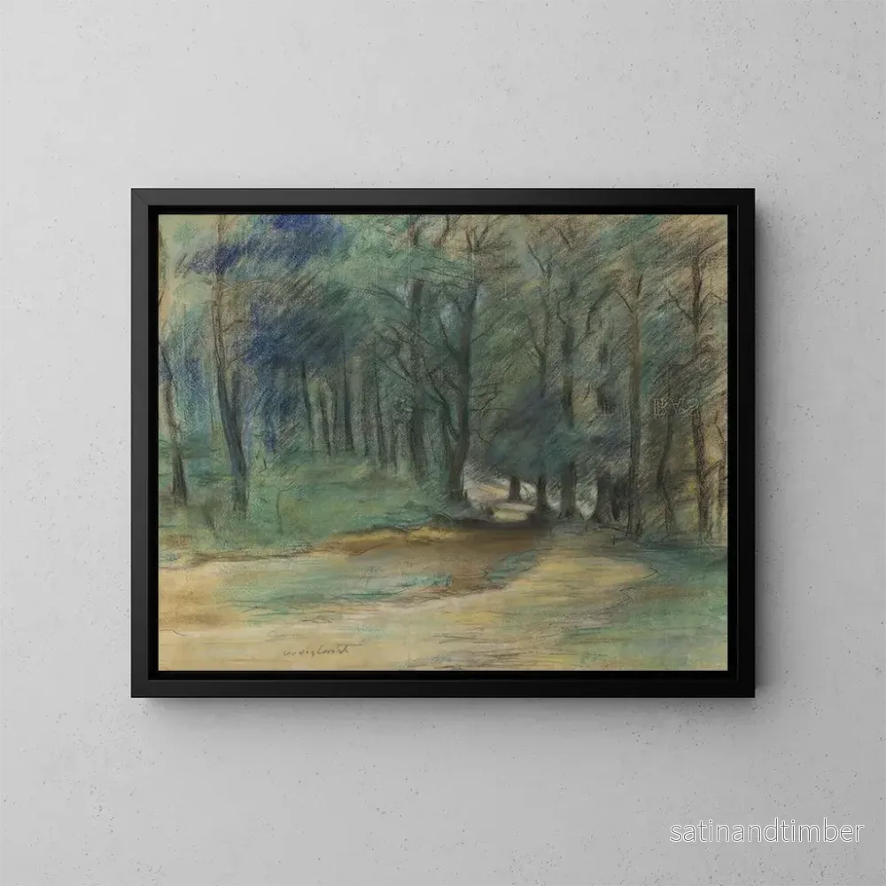 Reproduktion av målningen Sentier forestier - Lovis Corinth