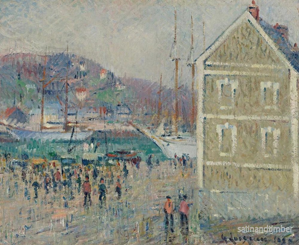 Reproduktion av målningen Le Bassin Berrigny à Fécamp - Gustave Loiseau - Bild 2