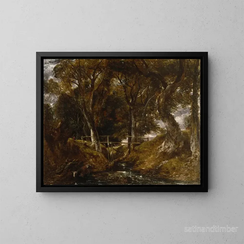 Reproduktion av målningen Dalen vid Helmingham Park - John Constable